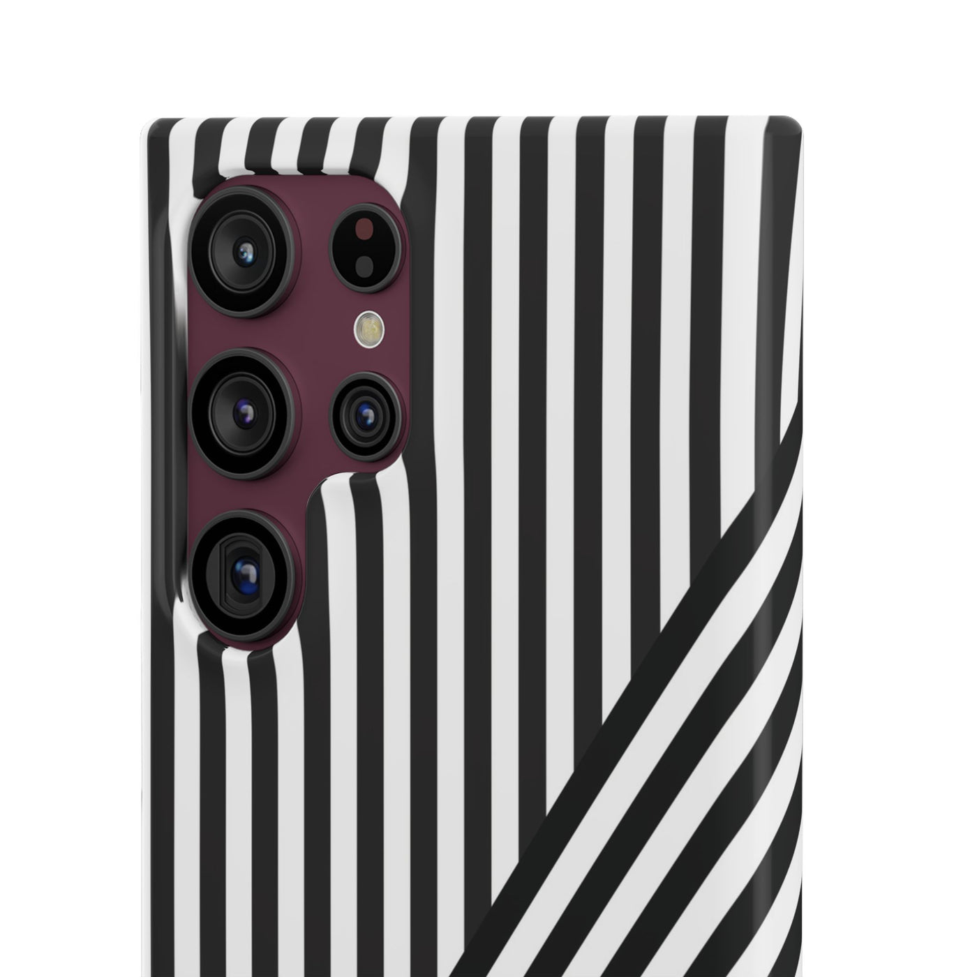 Aesthetic Black White Stripes Cute Phone Case Sleek Snap - For iPhone 17 Pro Max iPhone 16 Pro iPhone 15 Iphone 14 Plus 13 Pro 12 11 10 Gift - Studio40ParkLane
