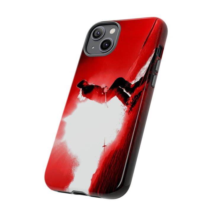 Cute IPhone Case | iPhone 15 Case | iPhone 15 Pro Max Case, Iphone 14 Case, Iphone 14 Pro Max Case IPhone Case for Art Lovers - Red Skier - Studio40ParkLane