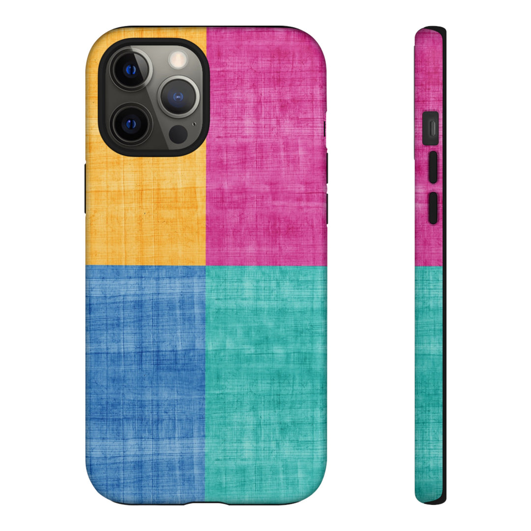 Impact Resistant, Colored Shapes, Cute Phone Cases for Samsung S24, S23, S22, S21, IPhone 15 pro Iphone 14 pro Iphone 13 IPhone 12 Iphone 11 - Studio40ParkLane