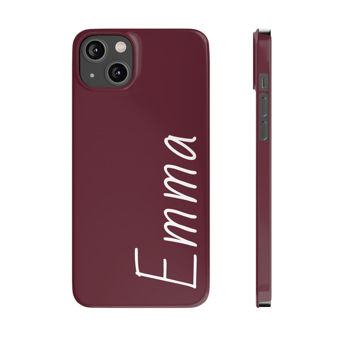 Personalized Initial Name Custom Slim Phone Cases for Iphone 16 Pro Max | iPhone 15 Case | iPhone 15 Pro Max Case, Iphone 14, 13, 12, 11, 10, 8, 7 - Studio40ParkLane