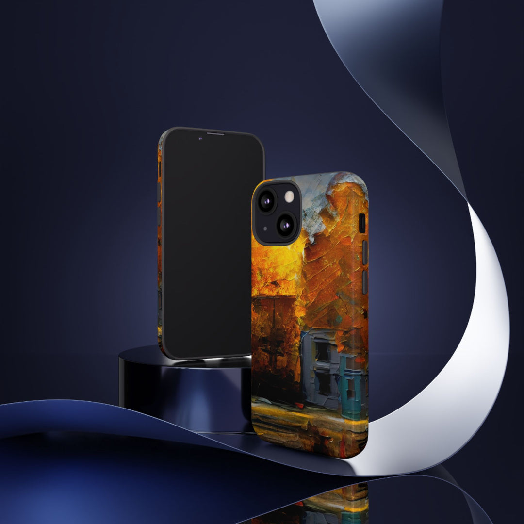 Impact Resistant, Fall Leaves Oil Painting, Cute Phone Cases for Samsung S24, S23, S22, S21, IPhone 15 pro Iphone 14 pro Iphone 13 IPhone 12 Iphone 11 - Studio40ParkLane
