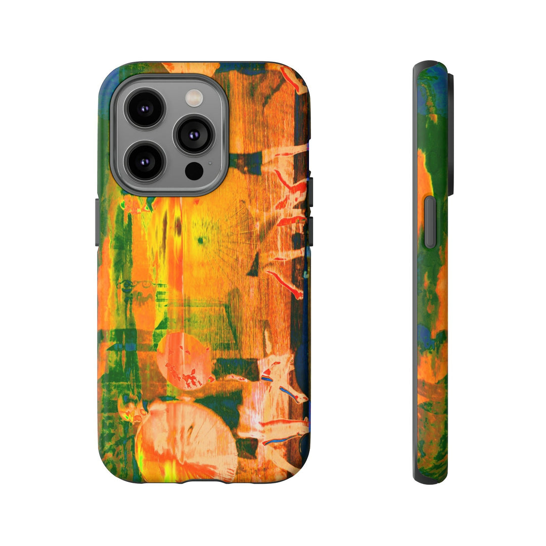 Cute IPhone Case | iPhone 15 Case | iPhone 15 Pro Max Case, Iphone 14 Case, Iphone 14 Pro Max Case IPhone Case for Traveler, Fall Sunset Dance - Studio40ParkLane