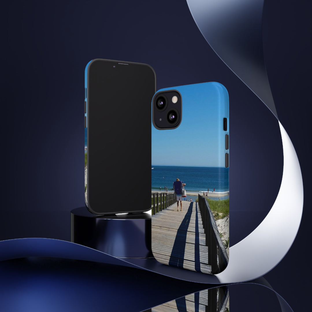 Cute Samsung Case | Cool Iphone Case | Summer Beach Walk, Samsung S24, S23, S22, S21, IPhone 15 Case | Iphone 14 Case, Iphone 13 Case - Studio40ParkLane