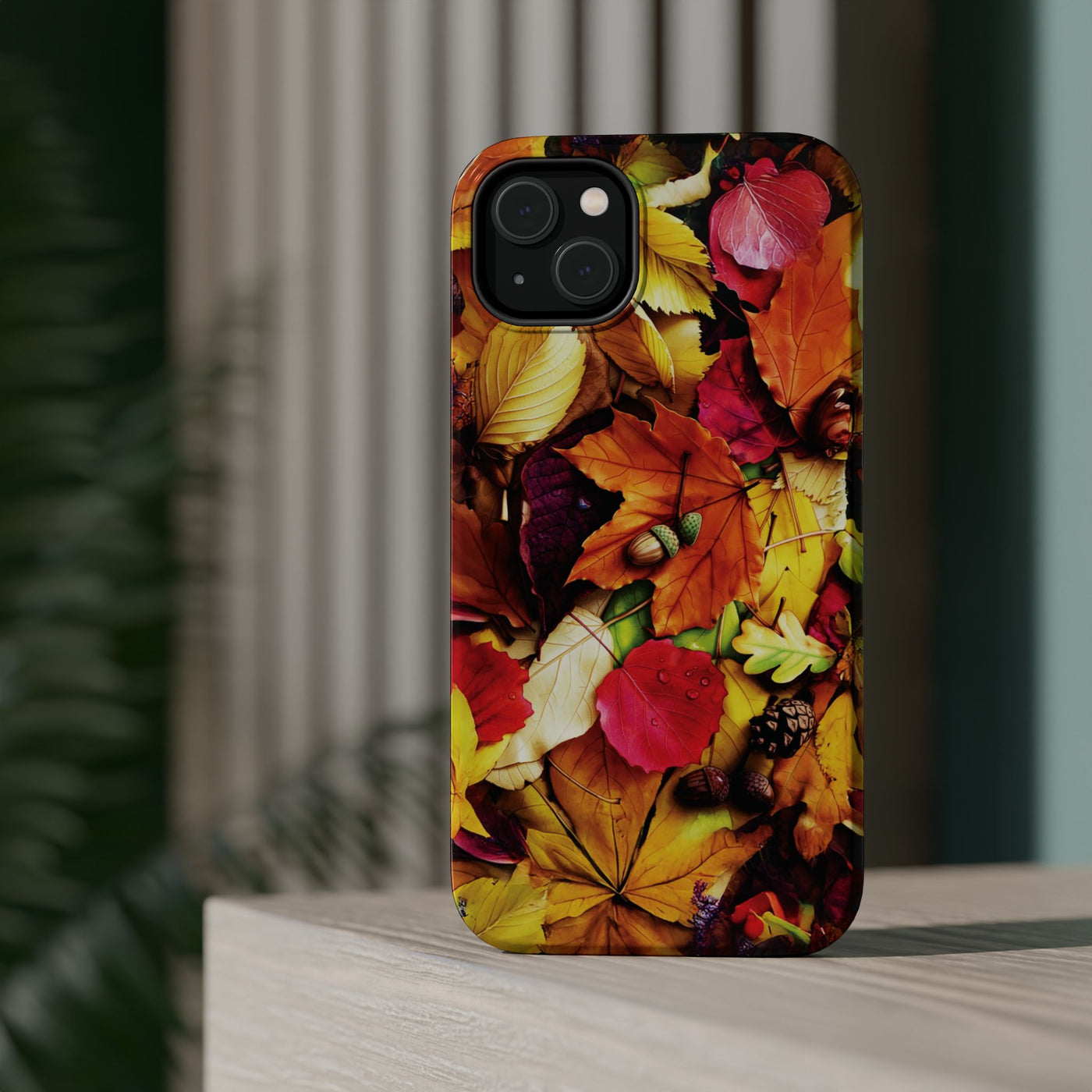 Aesthetic Tough Magsafe Fall Leaves Foliage Phone Case - For iPhone 17 Pro Max iPhone 16 Pro iPhone 15 Iphone 14 Plus 13 Pro 12 11 10 - Studio40ParkLane