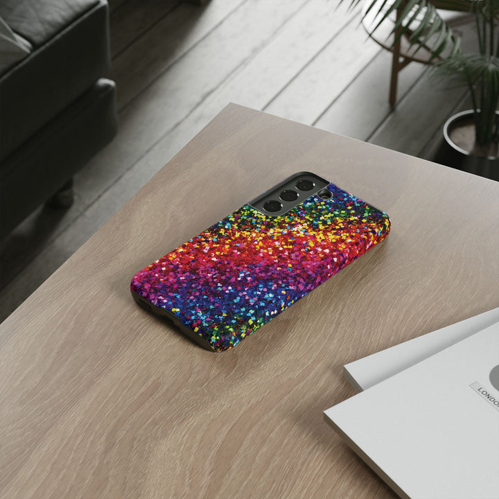 Premium Tough Muted Non - Glitter Color Composition Cute Phone Case, for IPhone 16 pro Max | Iphone 15, Iphone 14, 13, Samsung Galaxy S25, S24 - Studio40ParkLane