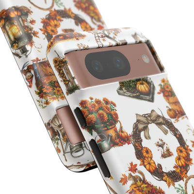 Impact Resistant, Fall Leaves Collage, Cute Phone Cases for Samsung S24, S23, S22, S21, IPhone 15 pro Iphone 14 pro Iphone 13 IPhone 12 Iphone 11