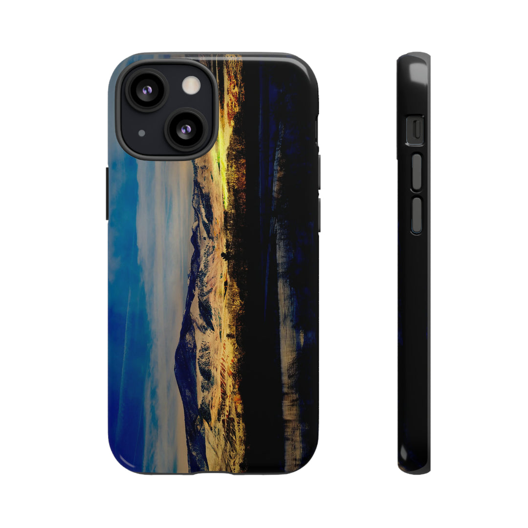 Cute IPhone Case | iPhone 15 Case | iPhone 15 Pro Max Case, Iphone 14 Case, Iphone 14 Pro Max Case IPhone Case for Traveler, Snowy Mountain Night - Studio40ParkLane