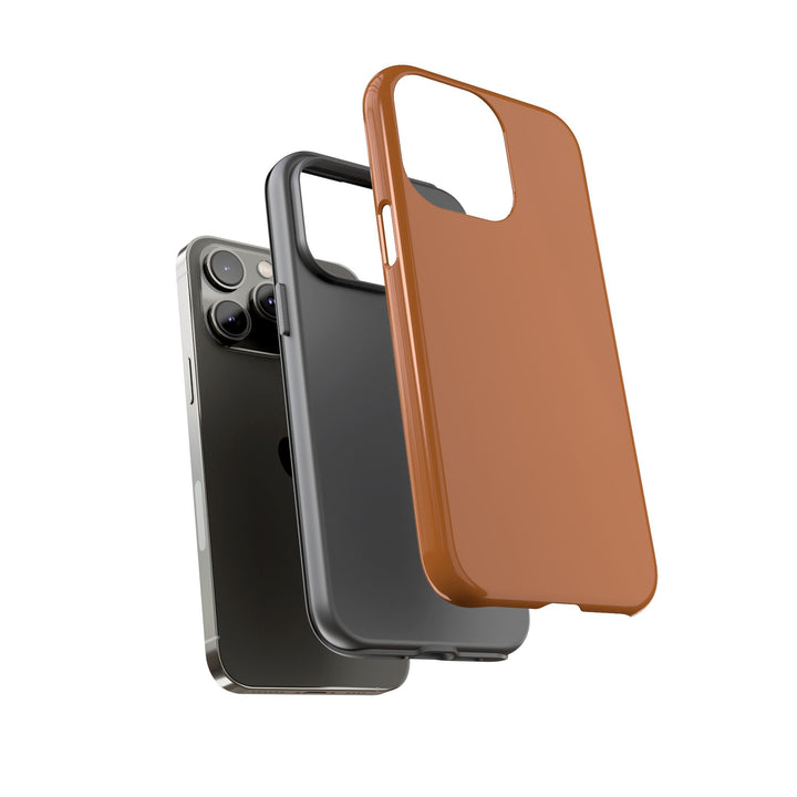 Premium Tough Rusty Brown Orange Gift for Her Cute Phone Cases for Samsung S25 S24, S23, S22, S21, Iphone, 16, 15, 14, 13 Pro Max Ultra - Studio40ParkLane