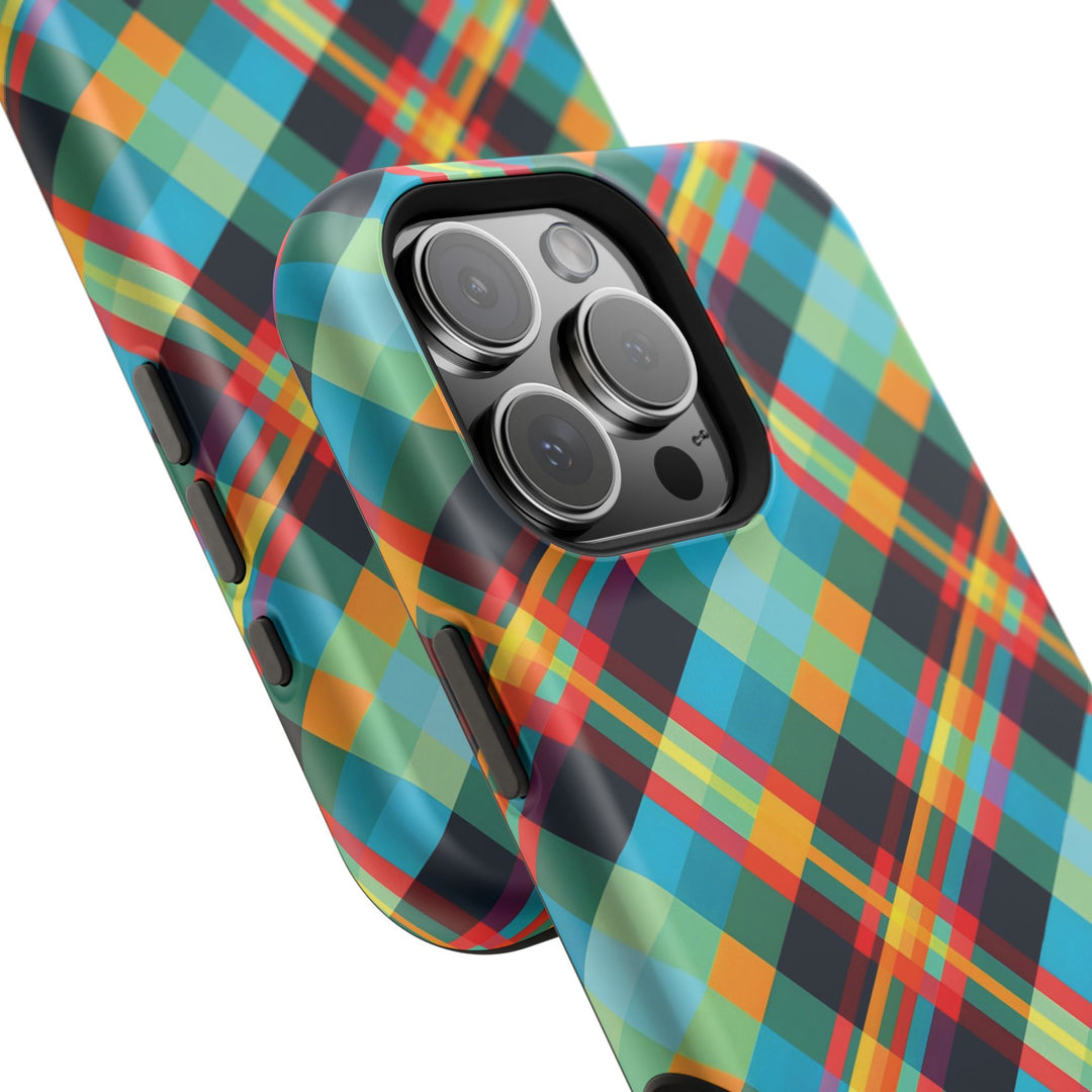 Checkered Plaid Magsafe Gift for Her Cute Phone Case for Iphone, | iPhone 16 | iPhone 15 Pro Max, Iphone 14 Pro Max, 13 12 11 10 9 8 7 - Studio40ParkLane