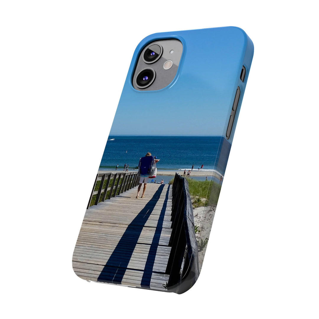 Slim Cute Phone Cases for Iphone - | iPhone 15 Case | iPhone 15 Pro Max Case, Iphone 14 Case, Iphone 14 Pro Max, Iphone 13, Summer Beach Walk - Studio40ParkLane