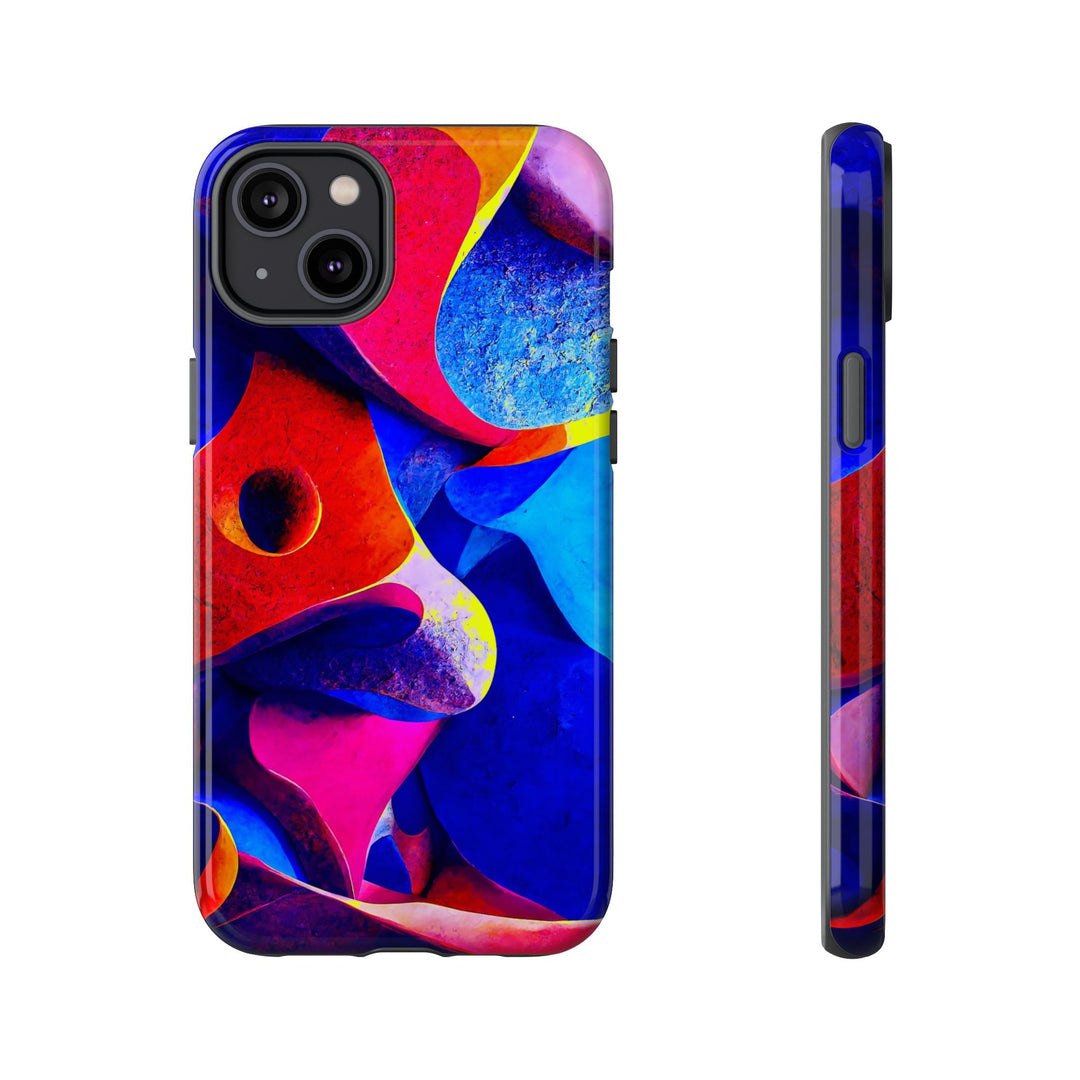 Impact Resistant, Abstract Shapes, Cute Phone Cases for Samsung S24, S23, S22, S21, IPhone 15 pro Iphone 14 pro Iphone 13 IPhone 12 Iphone 11 - Studio40ParkLane