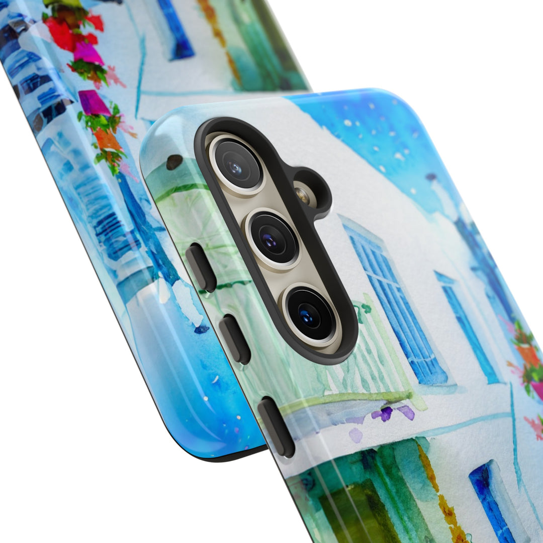 Impact Resistant, Greece House, Cute Phone Cases for Samsung S24, S23, S22, S21, IPhone 15 pro Iphone 14 pro Iphone 13 IPhone 12 Iphone 11 - Studio40ParkLane