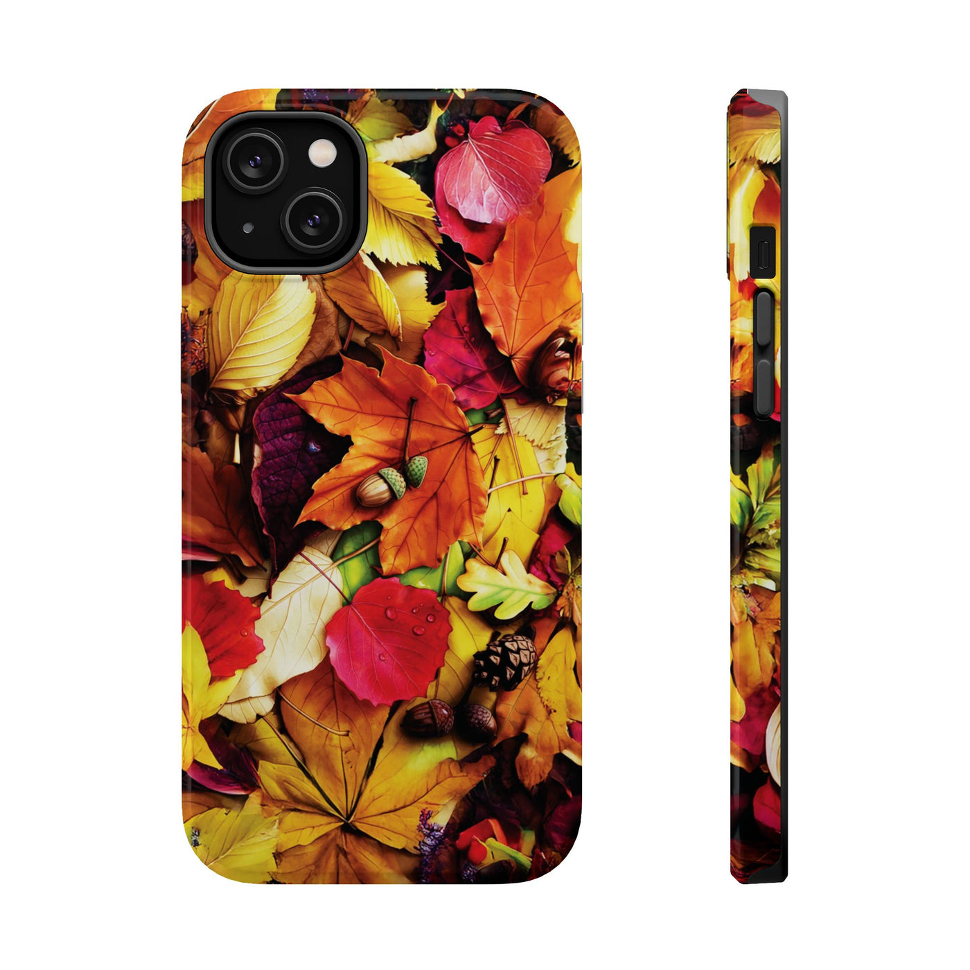 Aesthetic Tough Magsafe Fall Leaves Foliage Phone Case - For iPhone 17 Pro Max iPhone 16 Pro iPhone 15 Iphone 14 Plus 13 Pro 12 11 10 - Studio40ParkLane