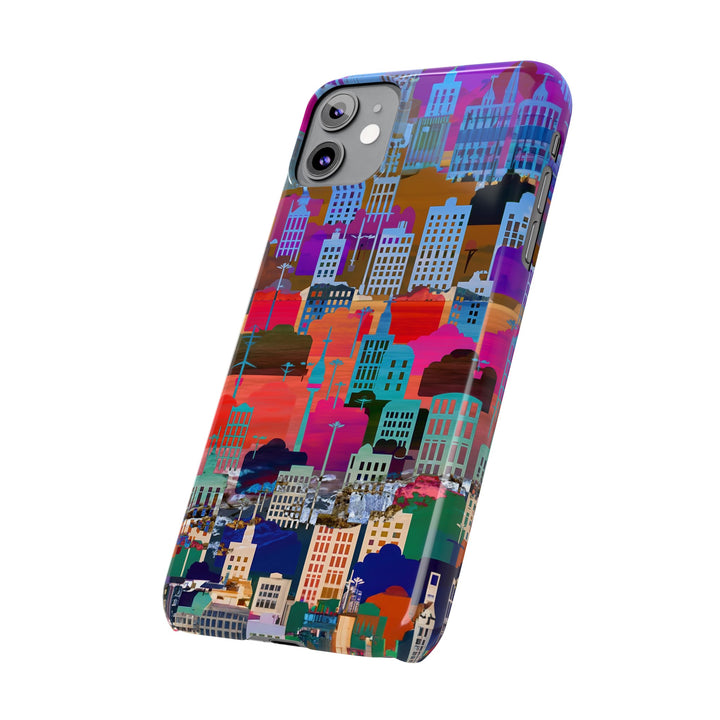 Slim Cute Phone Cases for Iphone - | iPhone 15 Case | iPhone 15 Pro Max Case, Iphone 14 Case, Iphone 14 Pro Max, Iphone 13, Summer Big City - Studio40ParkLane