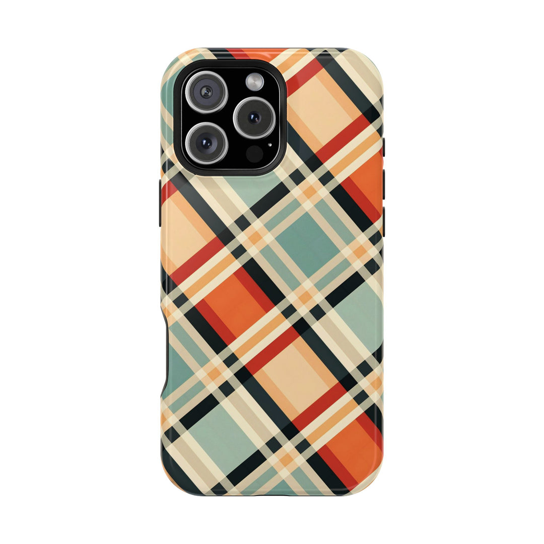 Checkered Plaid Magsafe Gift for Her Cute Phone Case for Iphone, | iPhone 16 | iPhone 15 Pro Max, Iphone 14 Pro Max, 13 12 11 10 9 8 7 - Studio40ParkLane
