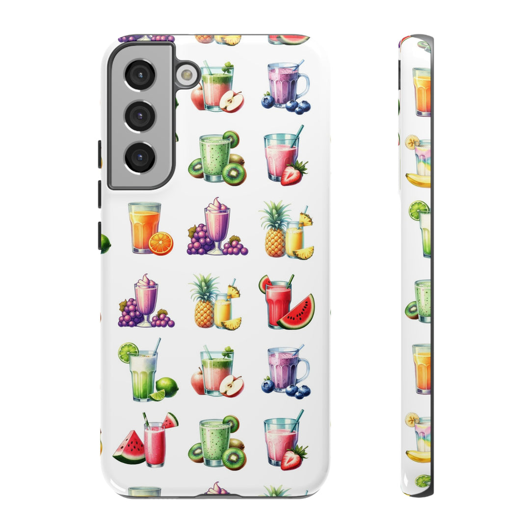 Cute Samsung Case | Cool Iphone Case | Tropical Summer Fruit Cocktail, Samsung S24, S23, S22, S21, IPhone 15 Case | Iphone 14 Case, Iphone 13 Case - Studio40ParkLane