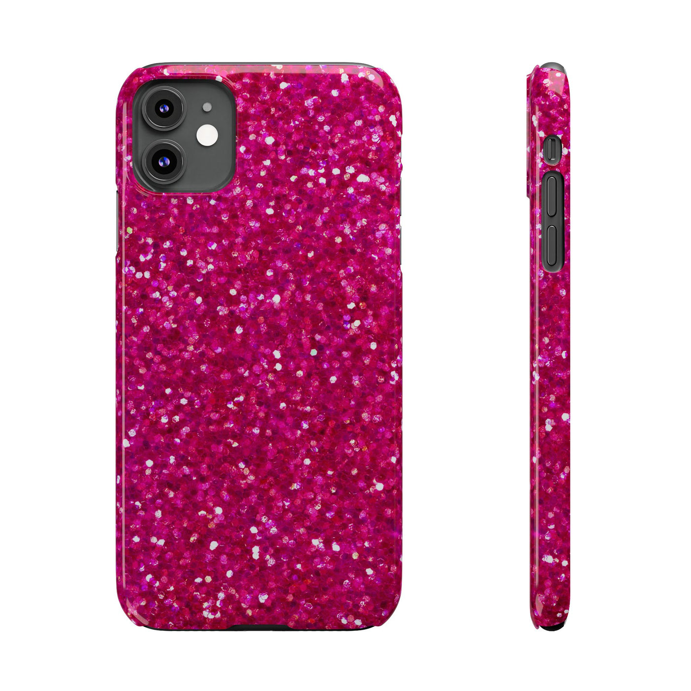 Slim Pink Glitter Cute Phone Cases for Iphone 16 Pro Max | iPhone 15 Case | iPhone 15 Pro Max Case, Iphone 14, Iphone 14 Pro Max, Iphone 13 12 11 8 7