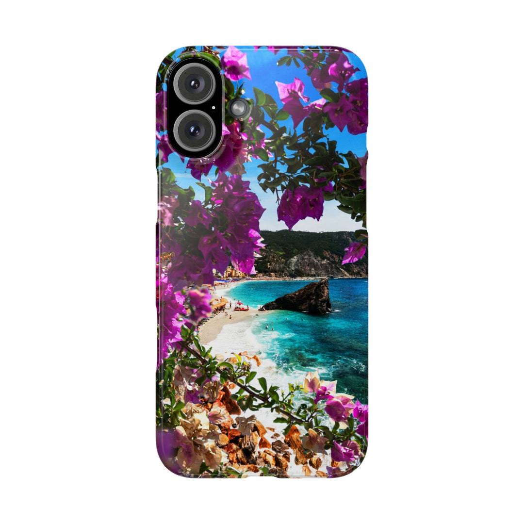 Slim Bougainvillea Sea View Cute Phone Cases for Iphone | iPhone 15 Case | iPhone 15 Pro Max Case, Iphone 14, Iphone 14 Pro Max, Iphone 13 - Studio40ParkLane