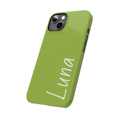 Personalized Initial Name Custom Slim Phone Cases for Iphone 16 Pro Max | iPhone 15 Case | iPhone 15 Pro Max Case, Iphone 14, 13, 12, 11, 10, 8, 7 - Studio40ParkLane