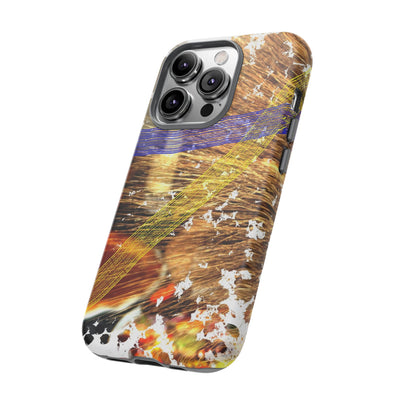 Impact Resistant, Pecan Pie Abstract, Cute Phone Cases for Samsung S24, S23, S22, S21, IPhone 15 pro Iphone 14 pro Iphone 13 IPhone 12 Iphone 11