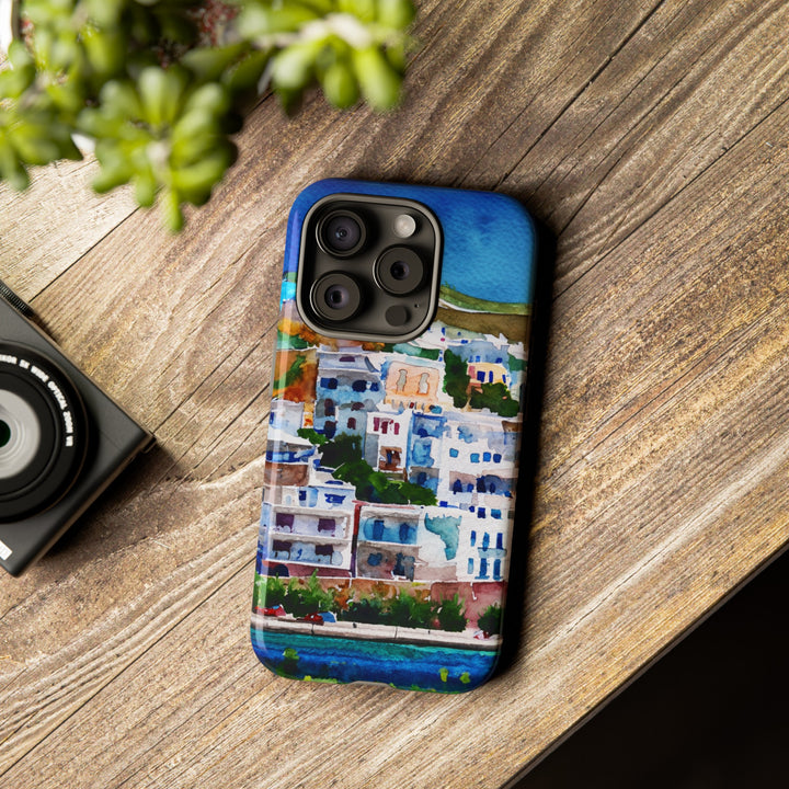 Impact Resistant, Greece House, Cute Phone Cases for Samsung S24, S23, S22, S21, IPhone 15 pro Iphone 14 pro Iphone 13 IPhone 12 Iphone 11 - Studio40ParkLane