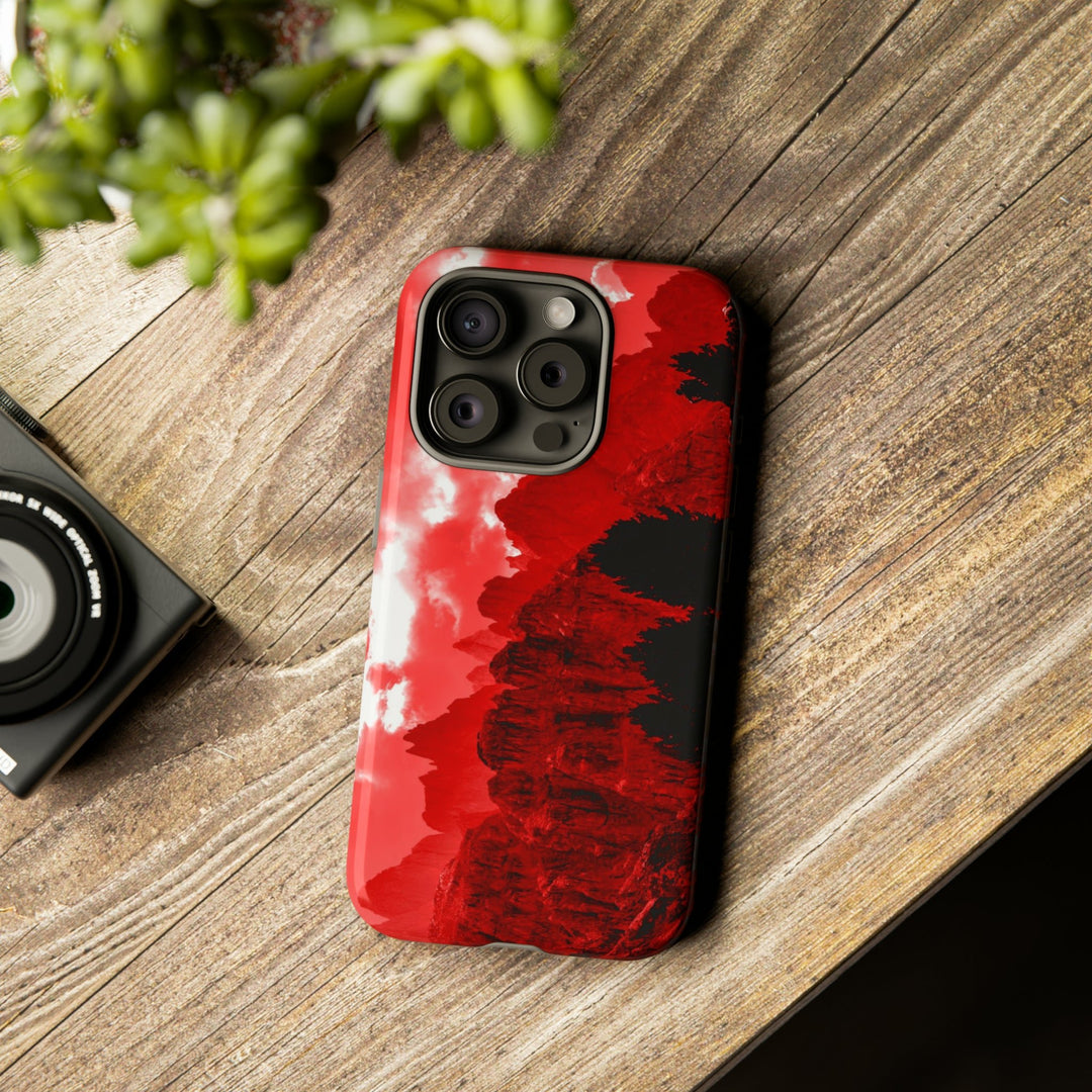 Cute IPhone Case | iPhone 15 Case | iPhone 15 Pro Max Case, Iphone 14 Case, Iphone 14 Pro Max Case IPhone Case for Art Lovers - Red Mountains - Studio40ParkLane