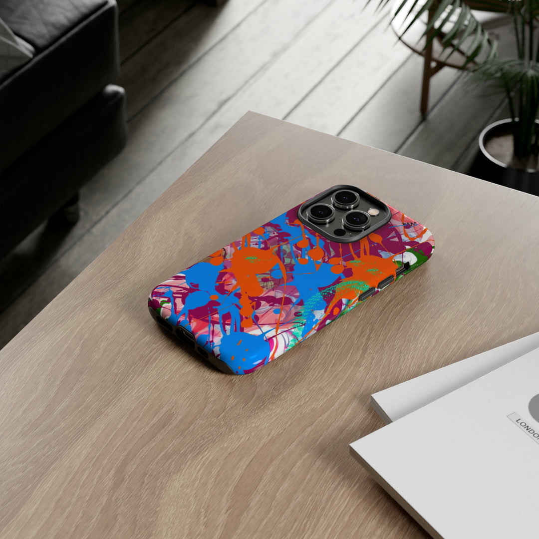 Cute IPhone Case | iPhone 15 Case | iPhone 15 Pro Max Case, Iphone 14 Case, Iphone 14 Pro Max Case IPhone Case for Art Lovers Fall Paint Splash - Studio40ParkLane
