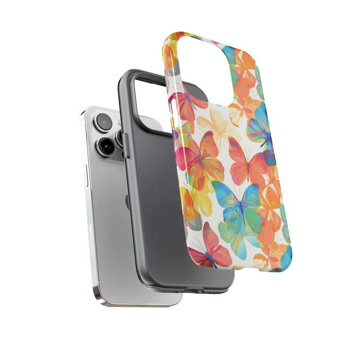Cute Samsung Case | Cool Iphone Case | Summer Bright Butterflies, Samsung S24, S23, S22, S21, IPhone 15 Case | Iphone 14 Case, Iphone 13 Case - Studio40ParkLane
