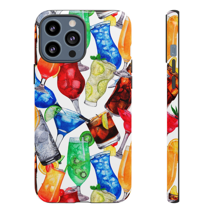 Cute Samsung Case | Cool Iphone Case | Summer Fruit Cocktail, Samsung S24, S23, S22, S21, IPhone 15 Case | Iphone 14 Case, Iphone 13 Case - Studio40ParkLane