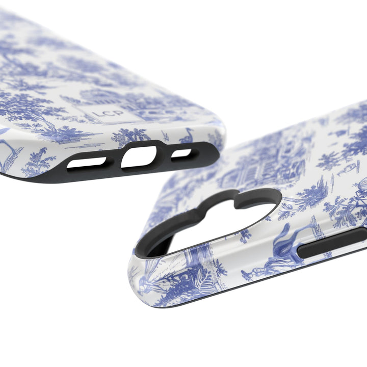 Custom Personalized French Toile Magsafe Phone Case for Iphone 18 - iPhone 17 Pro Max Air Plus 15 14 13 12 11, Samsung Galaxy Phone Cases - Studio40ParkLane