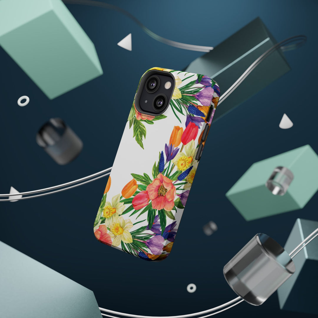 Spring Flowers Magsafe Cute Phone Case for Iphone Gift for Her, iPhone 16 Case iPhone 15 Pro Max Case, Iphone 14, Iphone 14 Pro Max, 13, 12 - Studio40ParkLane