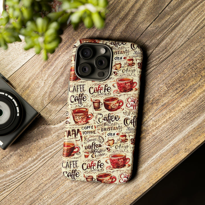 Cute IPhone Case | Paris Coffee Cup, iPhone 15 Case | iPhone 15 Pro Case, Iphone 14 Case, Iphone 14 Pro Max Case, Protective Iphone Case - Studio40ParkLane