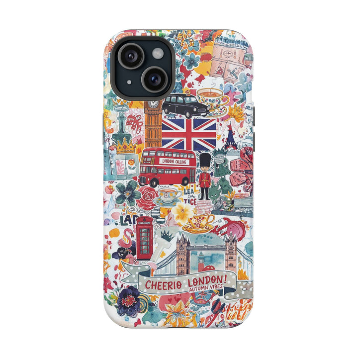 London England Coquette Collage Tough Magsafe Cute Phone Cases for Iphone | iPhone 17 Pro Max Case, Iphone 16, Iphone 15 14 13 12 11 10 9 - Studio40ParkLane