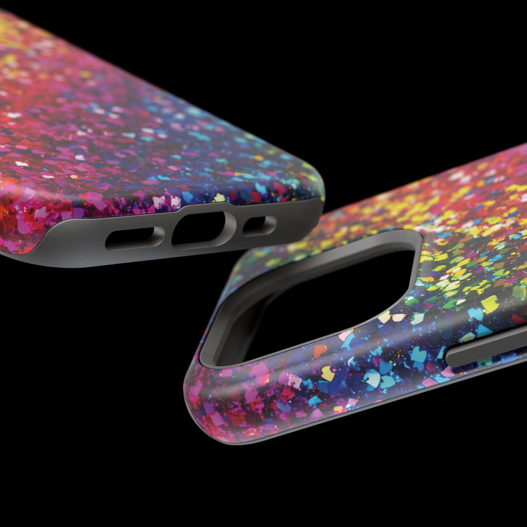 Non Glitter Color Composition Magsafe Cute Phone Case for Iphone Gift for Her, | iPhone 15 Case | iPhone 15 Pro Max Case, Iphone 14, Iphone 14 Pro Max, Iphone 13, Iphone 16 - Studio40ParkLane