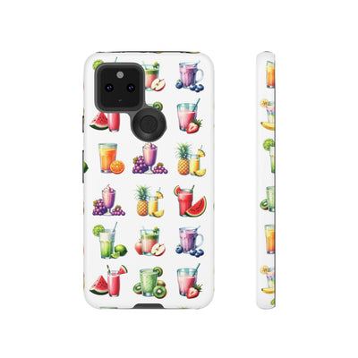 Cute Samsung Case | Cool Iphone Case | Tropical Summer Fruit Cocktail, Samsung S24, S23, S22, S21, IPhone 15 Case | Iphone 14 Case, Iphone 13 Case