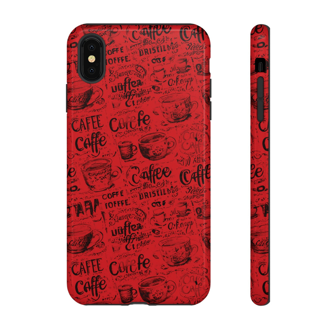 Cute IPhone Case | Red Black Coffee, iPhone 15 Case | iPhone 15 Pro Case, Iphone 14 Case, Iphone 14 Pro Max Case, Protective Iphone Case - Studio40ParkLane