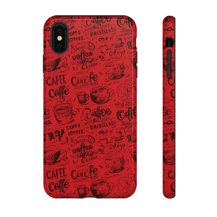 Cute IPhone Case | Red Black Coffee, iPhone 15 Case | iPhone 15 Pro Case, Iphone 14 Case, Iphone 14 Pro Max Case, Protective Iphone Case - Studio40ParkLane