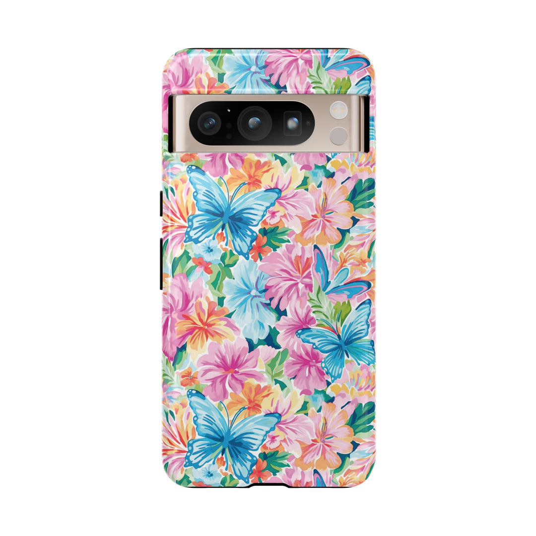 Premium Tough Butterflies Flowers Cute Phone Cases for Samsung S24, S23, S22, S21, S20, Plus and Ultra, Iphone 16 Pro Max,15, 14, 13, 12, 11, 10 - Studio40ParkLane