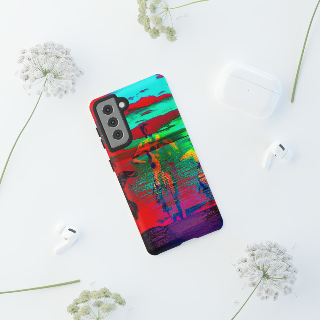 Cute Samsung Phone Case | Aesthetic Samsung Phone Case | Dance Sunset Colorful | Galaxy S23, S22, S21, S20 | Luxury Double Layer | Cool - Studio40ParkLane