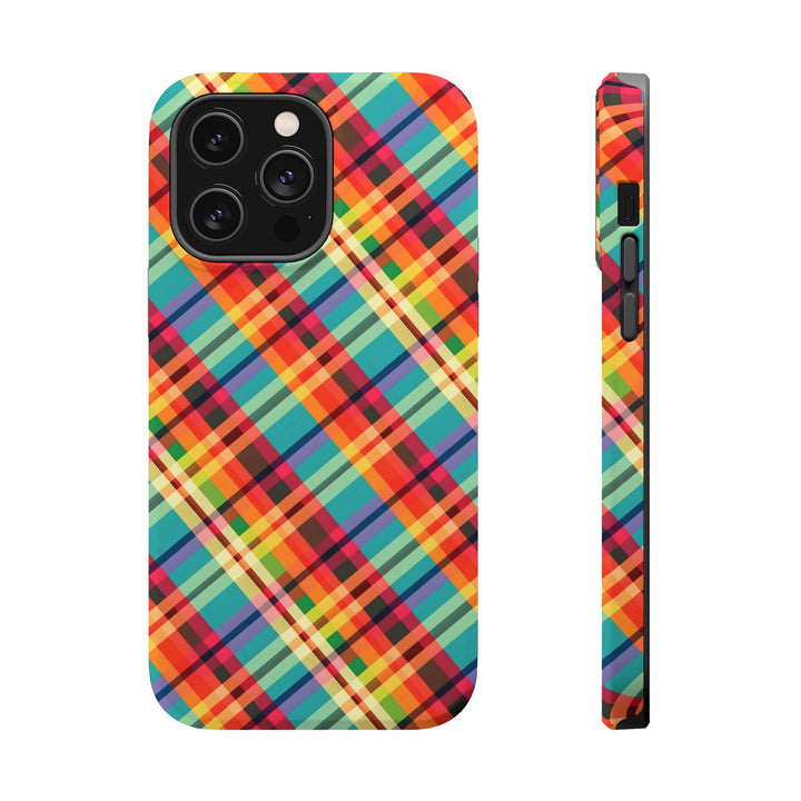 Checkered Plaid Magsafe Gift for Her Cute Phone Case for Iphone, | iPhone 16 | iPhone 15 Pro Max, Iphone 14 Pro Max, 13 12 11 10 9 8 7 - Studio40ParkLane