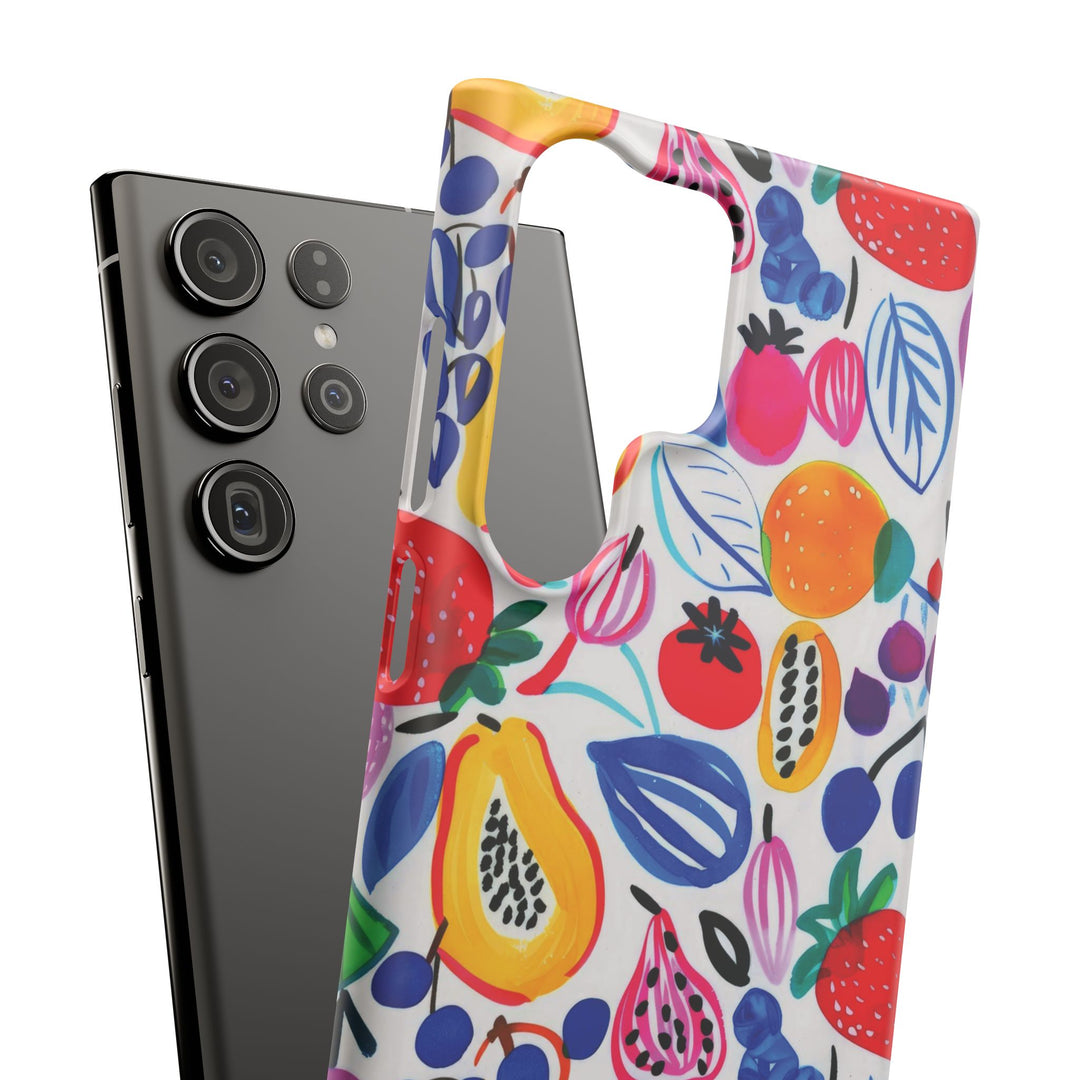 Snap Cute Custom Phone Case, Summer Fruit case for iPhone 18 17 16 15 14 13 12 Pro Max, Samsung S26 S25 S24 S23 Ultra Protective Phone Case - Studio40ParkLane