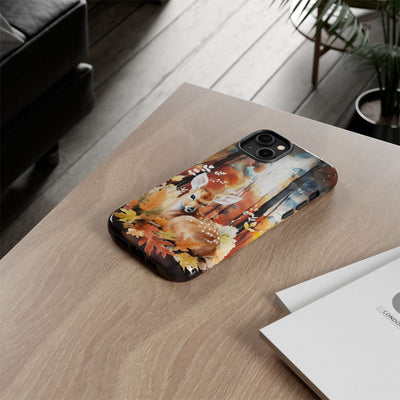 Autumn Fall Deer Forest Gift for Her Cute Phone Case for, Samsung Galaxy S24, S23, S22, S21, IPhone 16 Case | Iphone 15, Iphone 14, IPhone 13 Case