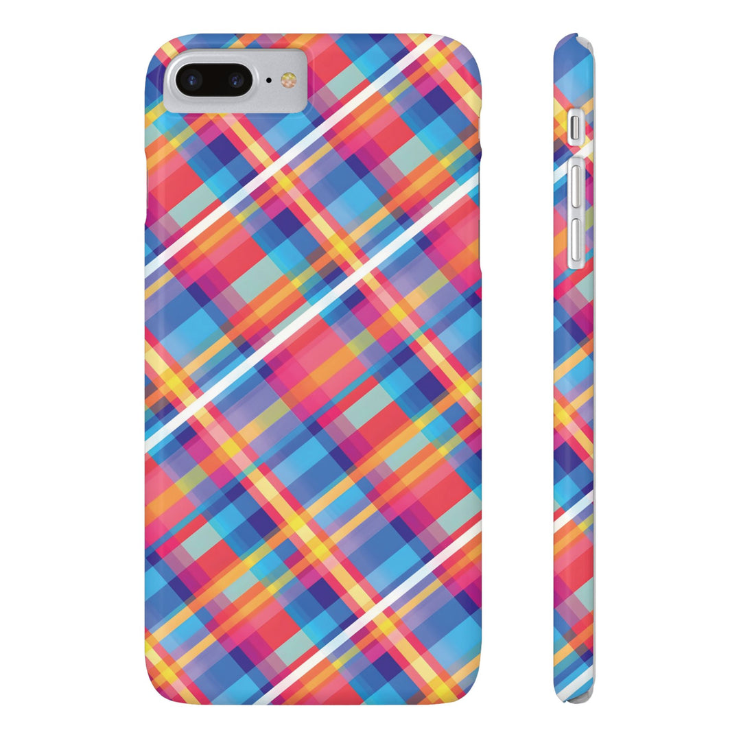 Slim Checkered Plaid Gift for Her Cute Phone Cases for Iphone 16 Pro Max | iPhone 15 Case | iPhone 15 Pro Max Case, Iphone 14, 13, 12, 11, 10, 8, 7 - Studio40ParkLane