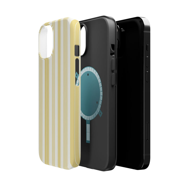 MagSafe Cute Phone Case, Coastal Striped Phone Case for iPhone 17 16 15 14 13 12 Pro Max, Samsung S25 S24 S23 Ultra case