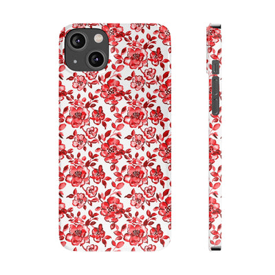 Red Chinoiserie Gift for Her Cute Phone Cases for Iphone 16 Pro Max | iPhone 15 Case | iPhone 15 Pro Max Case, Iphone 14, Iphone 14 Pro Max, Iphone 13 12 11 8 7