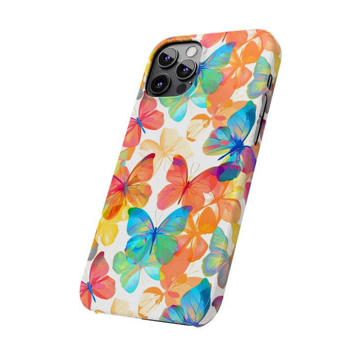 Slim Cute Phone Cases for Iphone - | iPhone 15 Case | iPhone 15 Pro Max Case, Iphone 14 Case, Iphone 14 Pro Max, Iphone 13, Summer Bright Butterflies - Studio40ParkLane