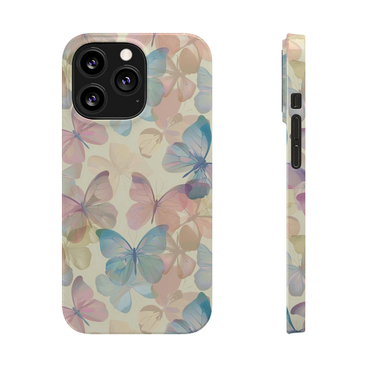 Slim Cute Phone Cases for Iphone - | iPhone 15 Case | iPhone 15 Pro Max Case, Iphone 14 Case, Iphone 14 Pro Max, Iphone 13, Summer Pastel Butterflies - Studio40ParkLane