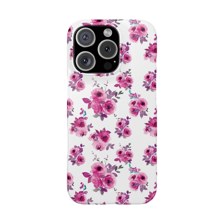 Sleek Snap Flowers Gift for Her Cute Phone Case for iPhone 16 15 14 13 12 11 X Xs Max Xr Pro Plus Samsung Galaxy S24 S23 S22 S21 S20 Ultra