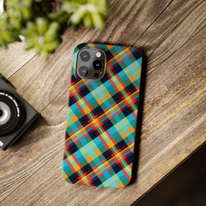 Slim Checkered Plaid Gift for Her Cute Phone Cases for Iphone 16 Pro Max | iPhone 15 Case | iPhone 15 Pro Max Case, Iphone 14, 13, 12, 11, 10, 8, 7 - Studio40ParkLane
