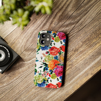 Slim Spring Flowers Gift for Her Cute Phone Cases for Iphone 16 Pro Max | iPhone 15 Case | iPhone 15 Pro Max Case, Iphone 14, 13, 12, 11, 10, 8, 7 - Studio40ParkLane